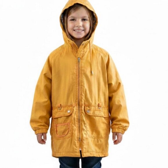 Oilily Kids Vintage Raincoat with Removable Hood Many Features Unisex, sz 7-8 US - Picture 2 of 11